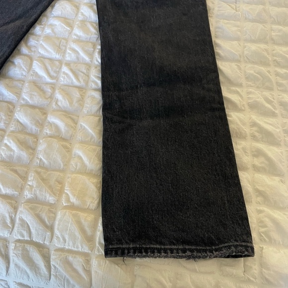 Abercrombie & Fitch black 90’s straight overlap button closure - Picture 10 of 11